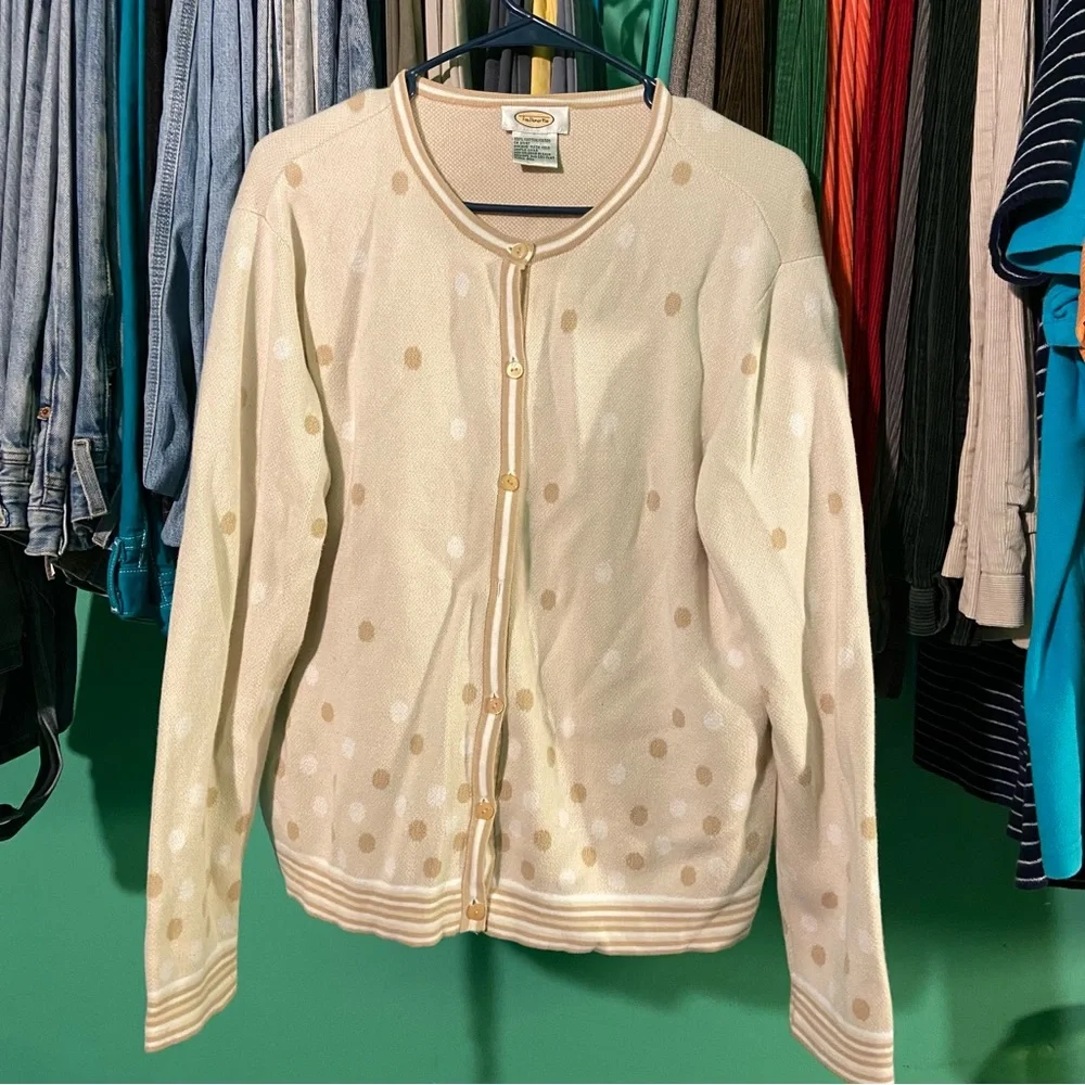 Polka dot Button up cardigan - Picture 1 of 4